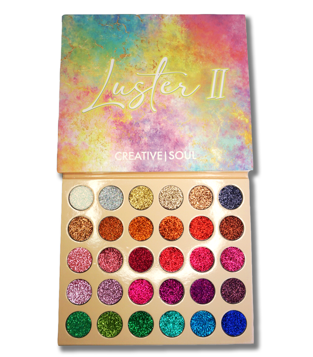 LUSTER II Pressed Glitter Palette