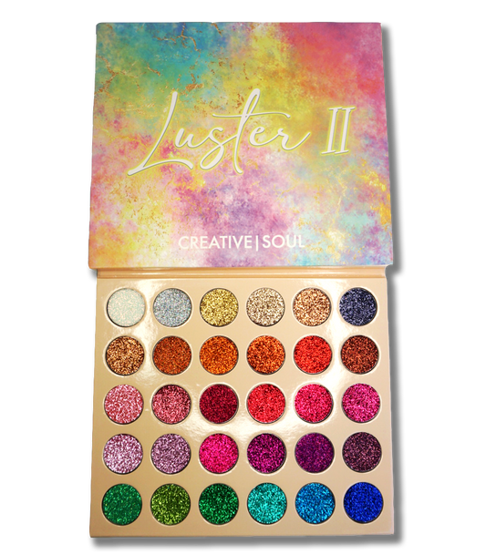 LUSTER II Pressed Glitter Palette